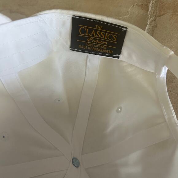 YUPOONG The Classics Hat White/ Blue With Italia‎ Logo Mult-Color Brand New! - Picture 6 of 7